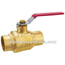 J2022 Soldering Brass Ball Valve C/C , Soldering Connecting Ball Valve